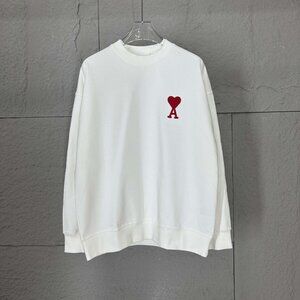 Ami Crew Neck Long Sleeve Sweatshirt